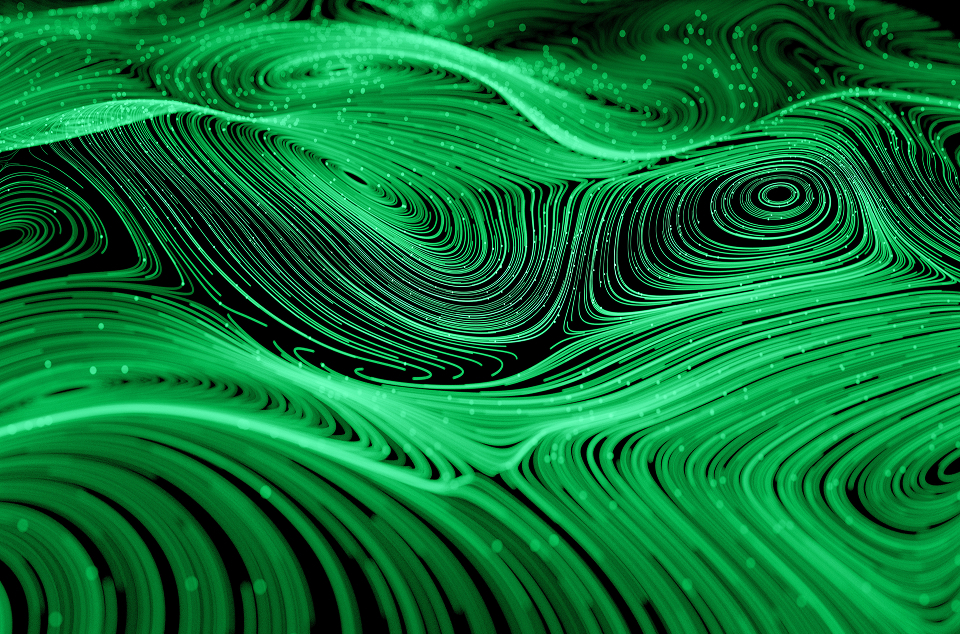 green squiggles