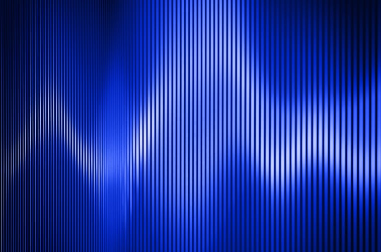 Blue luminescent waves