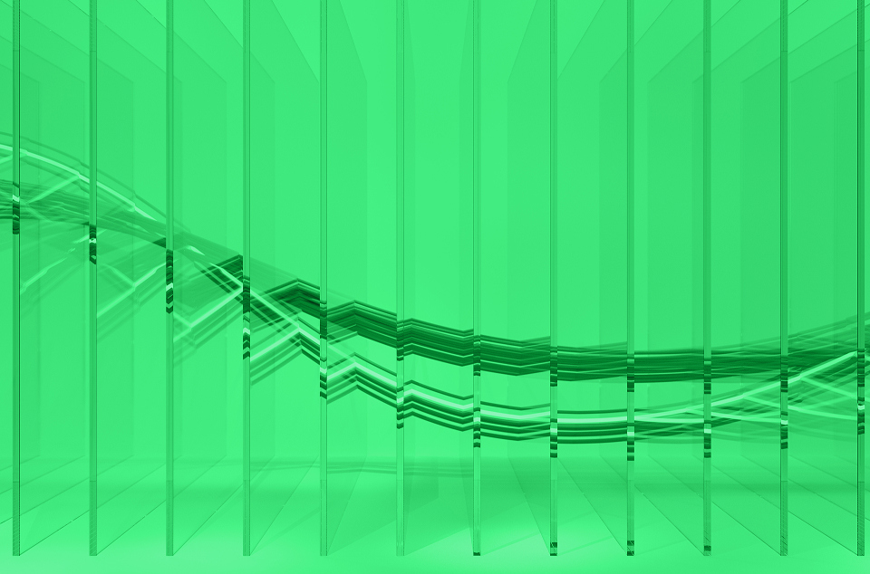 green abstract art