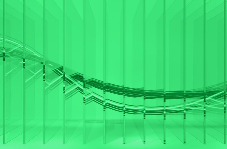 green abstract art