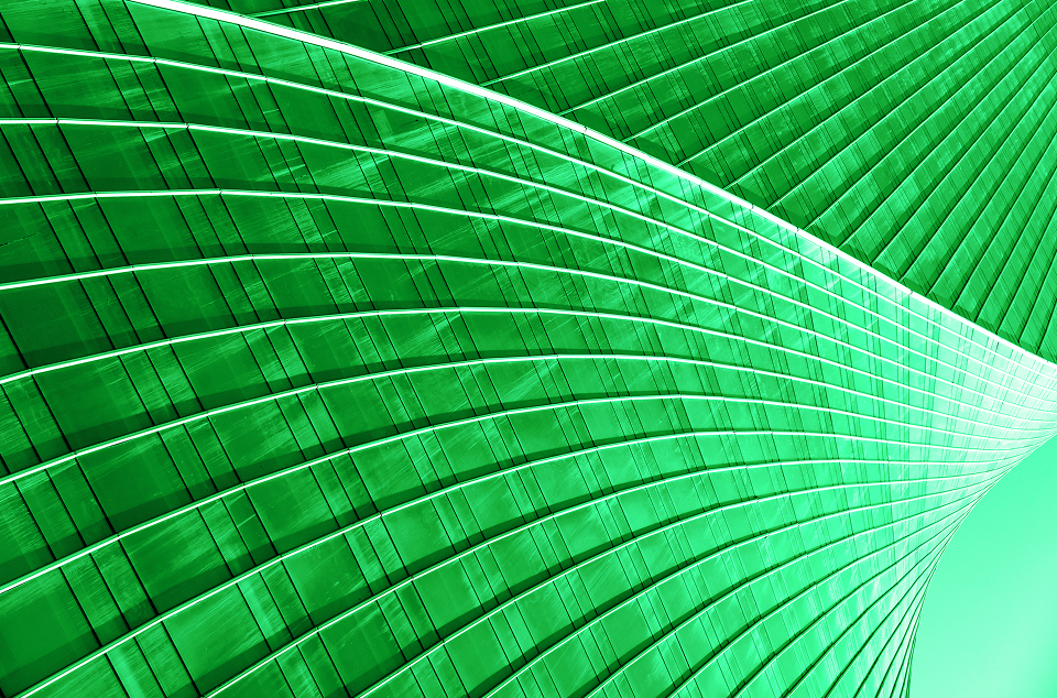 green abstract digital art