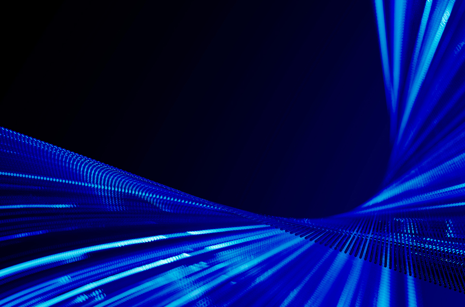 abstract blue digital art
