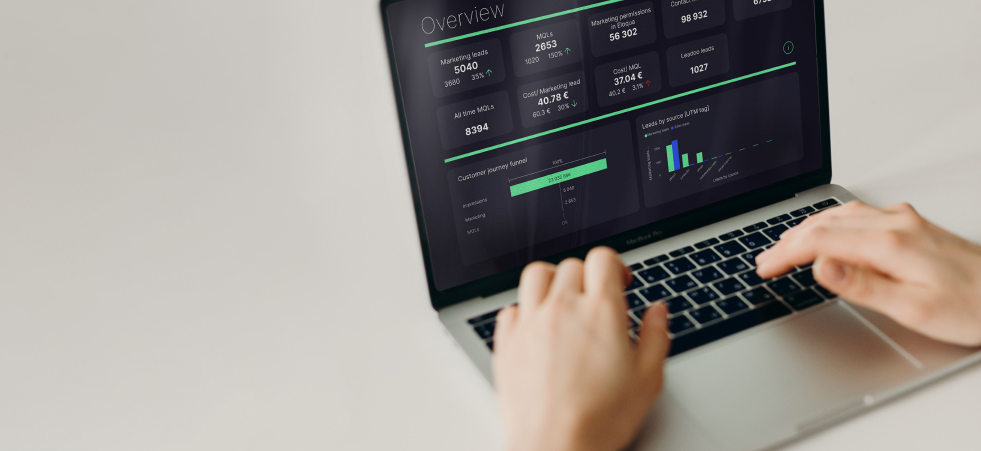 laptop on table - turn data into actionable insights 2