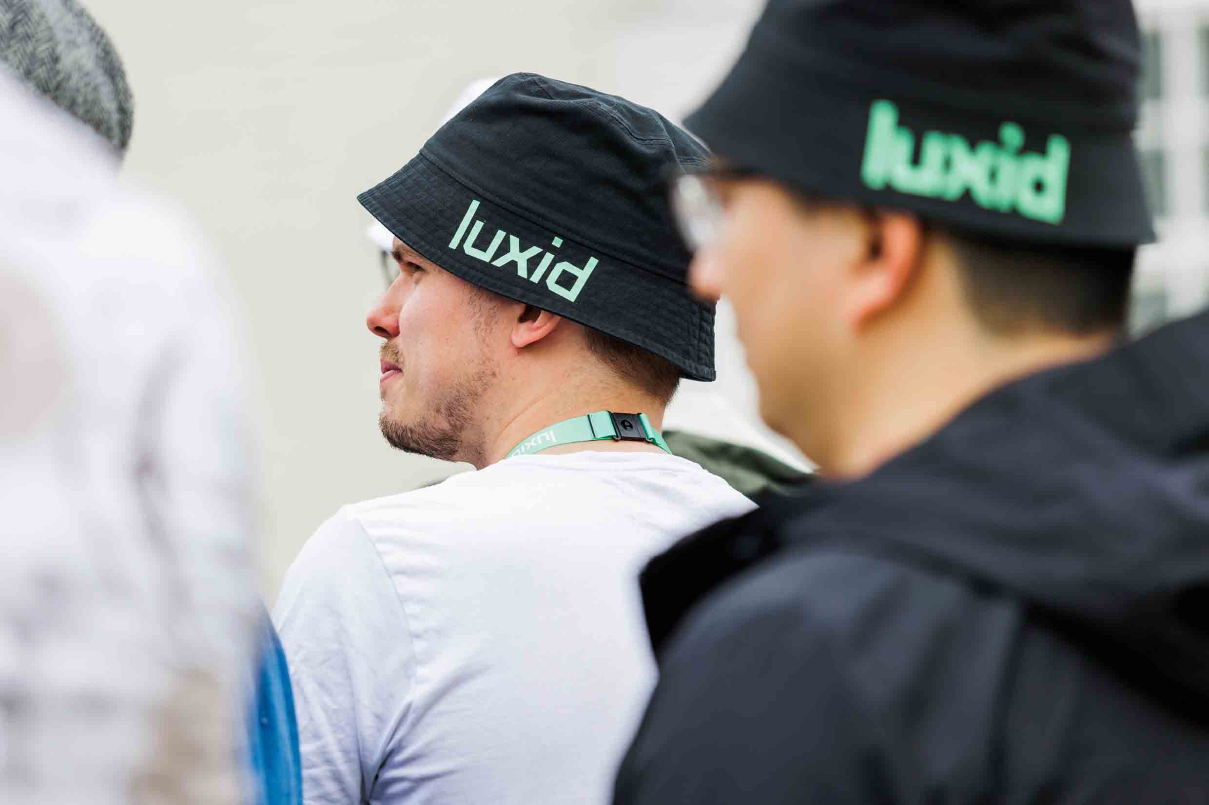 Luxidian man wearing luxid hat