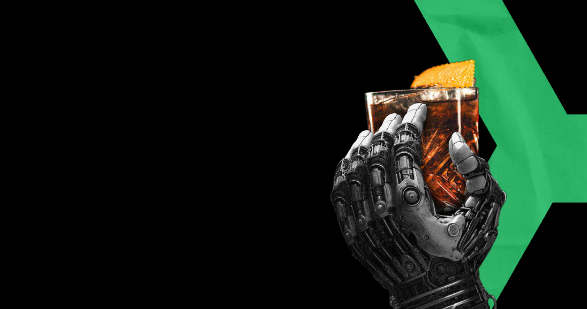 Email Header-No Text-Right Aligned-Robot Hand