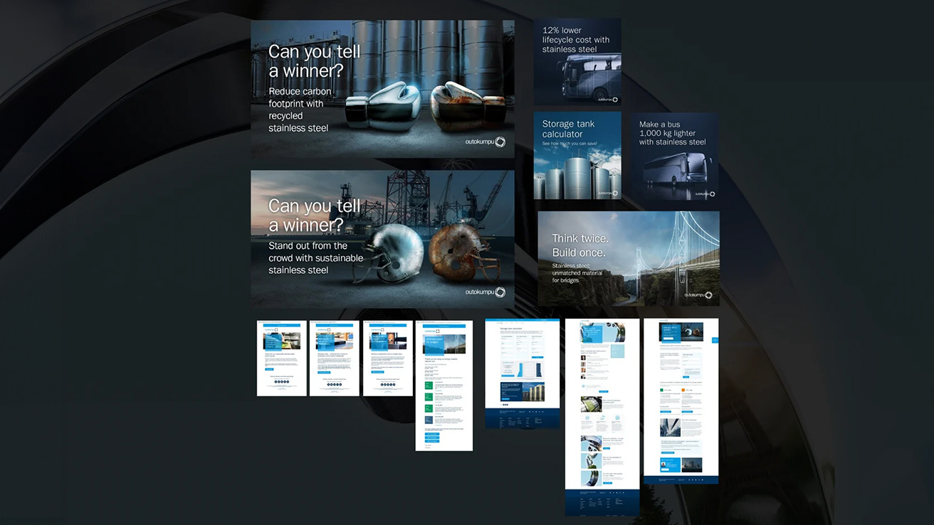 digital-banners-and-website-mockup-with-outokumpu-branding